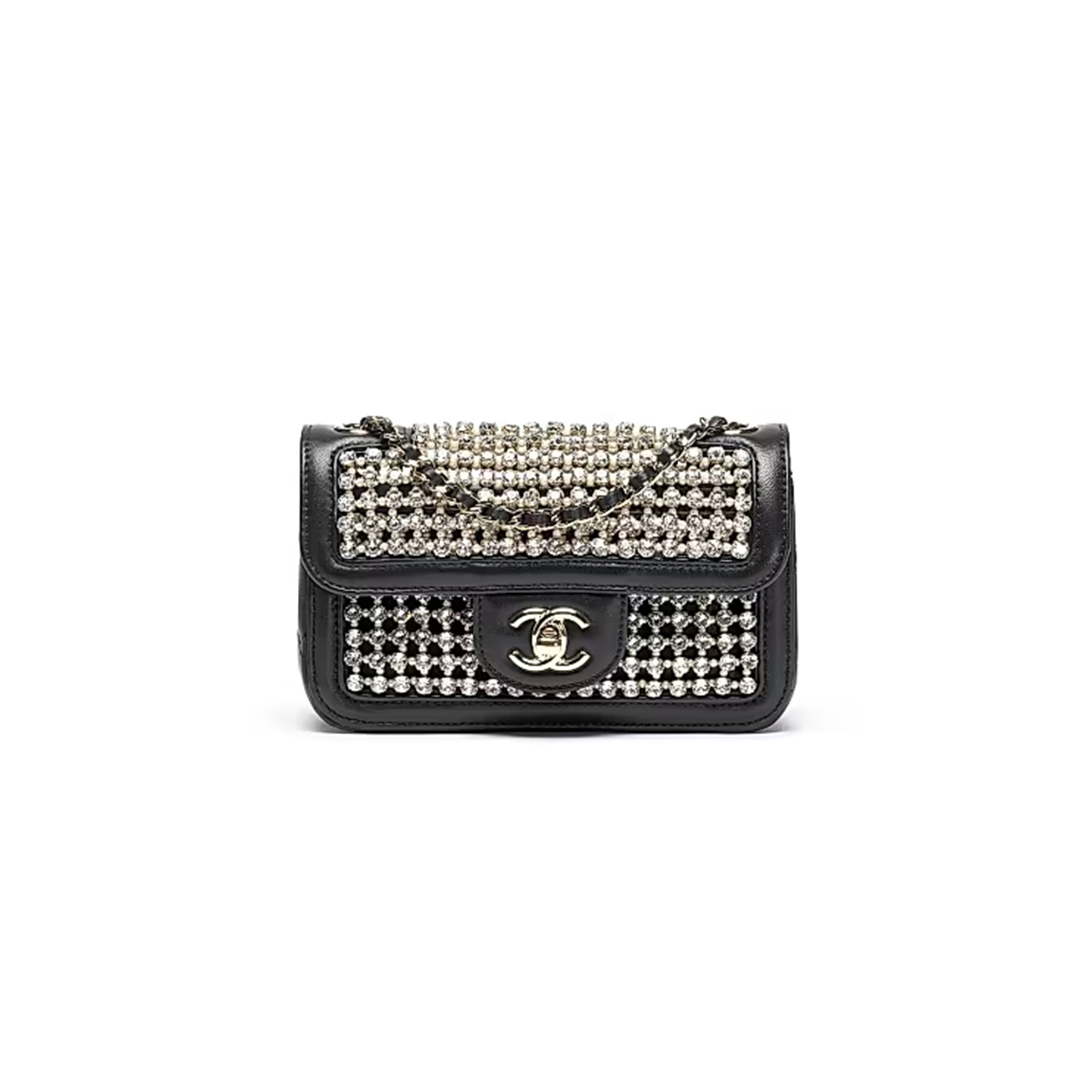 Ch*el 25p evening bag mini classic flap 331254 (18*11*5cm)